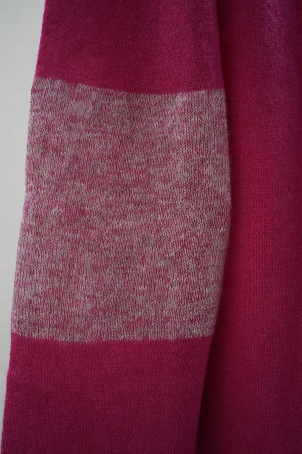 画像5: eleven 2nd　 Cashmere no.2　 Elbow Patch Cardigan　 col.Magenta