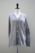 画像2: eleven 2nd　<br />Cashmere no.2　<br />Elbow Patch Cardigan　<br />col.Sport Grey (2)