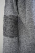 画像1: eleven 2nd　<br />Cashmere no.2　<br />Elbow Patch Cardigan　<br />col.Sport Grey (1)