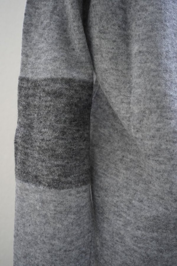 画像1: eleven 2nd　 Cashmere no.2　 Elbow Patch Cardigan　 col.Sport Grey