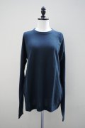 eleven 2nd【MENS】　  Cashmere no.2　 MENS Round Neck Jumper　 col.Teal Green