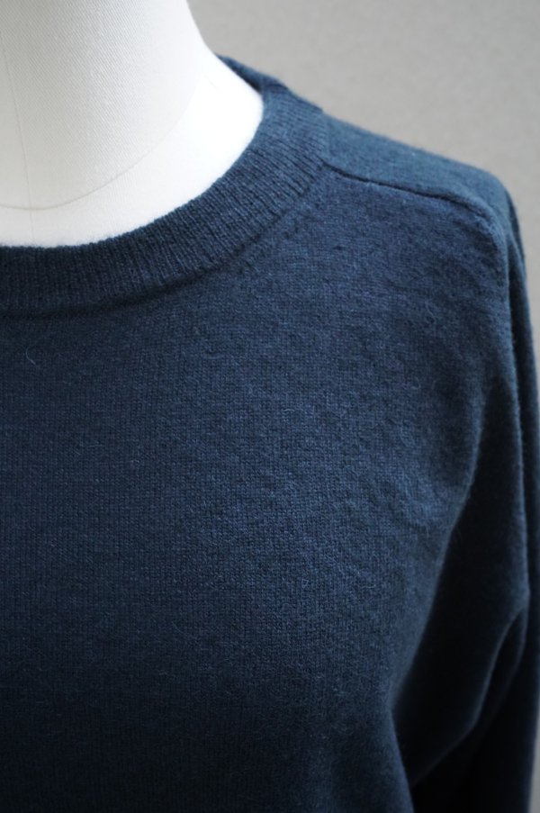 画像2: eleven 2nd【MENS】　  Cashmere no.2　 MENS Round Neck Jumper　 col.Teal Green