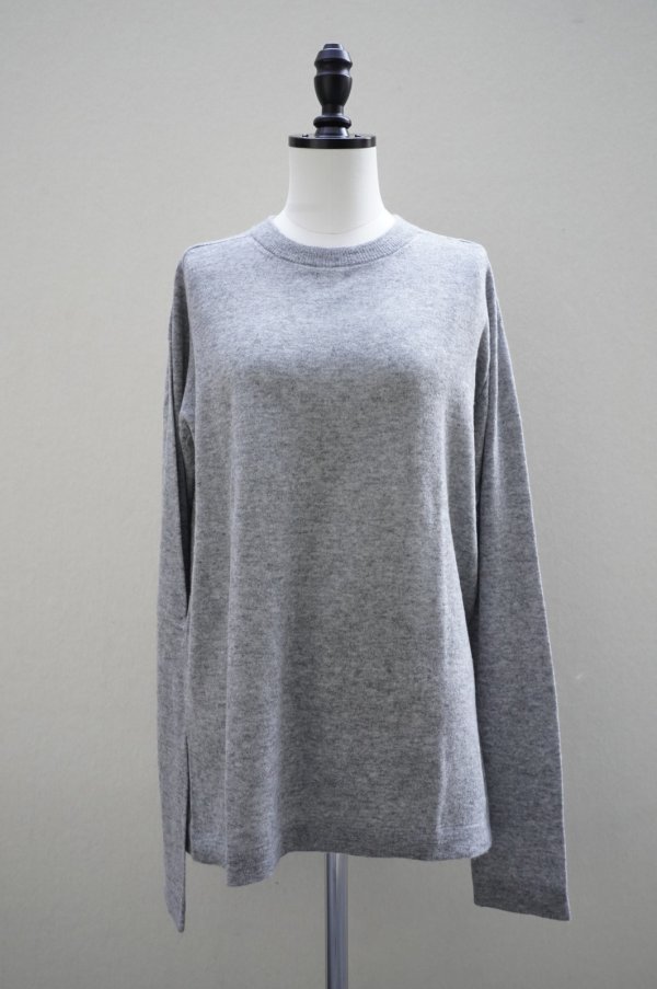 画像1: eleven 2nd【MENS】　 Cashmere no.2　 MENS Round Neck Jumper　 col.Sport Grey