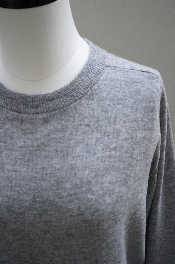 画像2: eleven 2nd【MENS】　 Cashmere no.2　 MENS Round Neck Jumper　 col.Sport Grey
