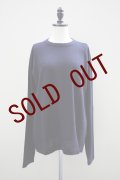 eleven 2nd【MENS】　 cashmere no.2　 MENS Round Neck Jumper　 col.Dark Navy
