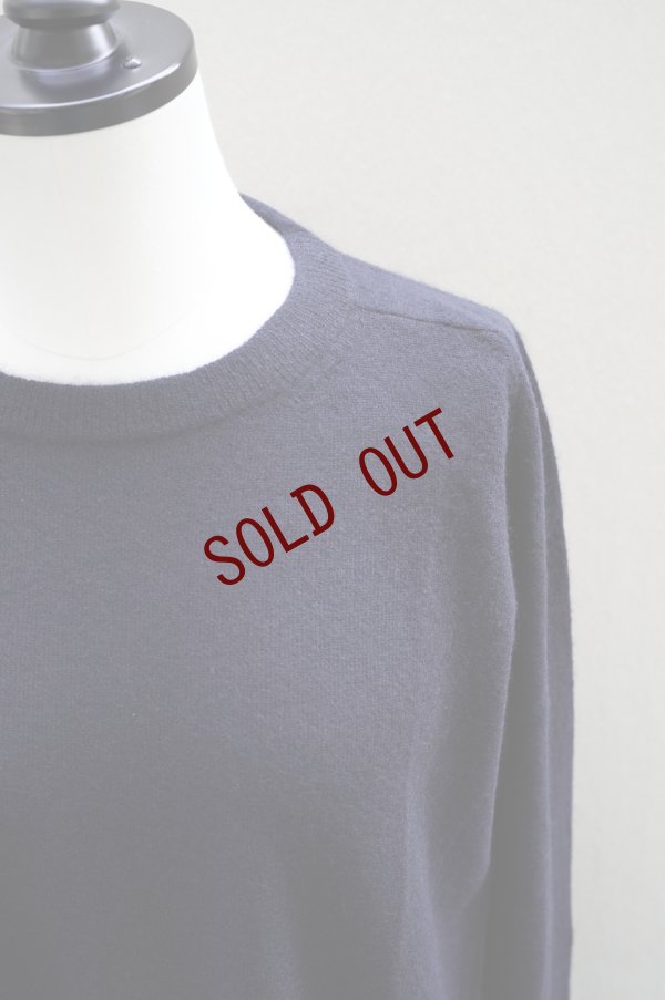 画像2: eleven 2nd【MENS】　 cashmere no.2　 MENS Round Neck Jumper　 col.Dark Navy