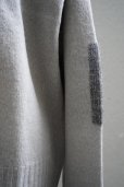 画像5: eleven 2nd【MENS】　 Australian Lamb's Wool　 Elbow Patch V-CD　 col.Stone