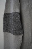 画像1: eleven 2nd【MENS】　<br />Australian Lamb's Wool　<br />Elbow Patch V-CD　<br />col.Stone (1)