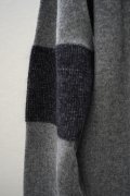 eleven 2nd【MENS】　 Australian Lamb's Wool　 Elbow Patch V-CD　 col.Grey