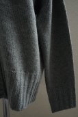 画像3: eleven 2nd　<br />Yak Lambswool　<br />Chunky V-neck Cardigan　<br />col.Moss Grey (3)