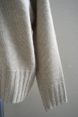 画像4: eleven 2nd　<br />Yak Lambswool　<br />Chunky V-neck Cardigan　<br />col.Mink (4)