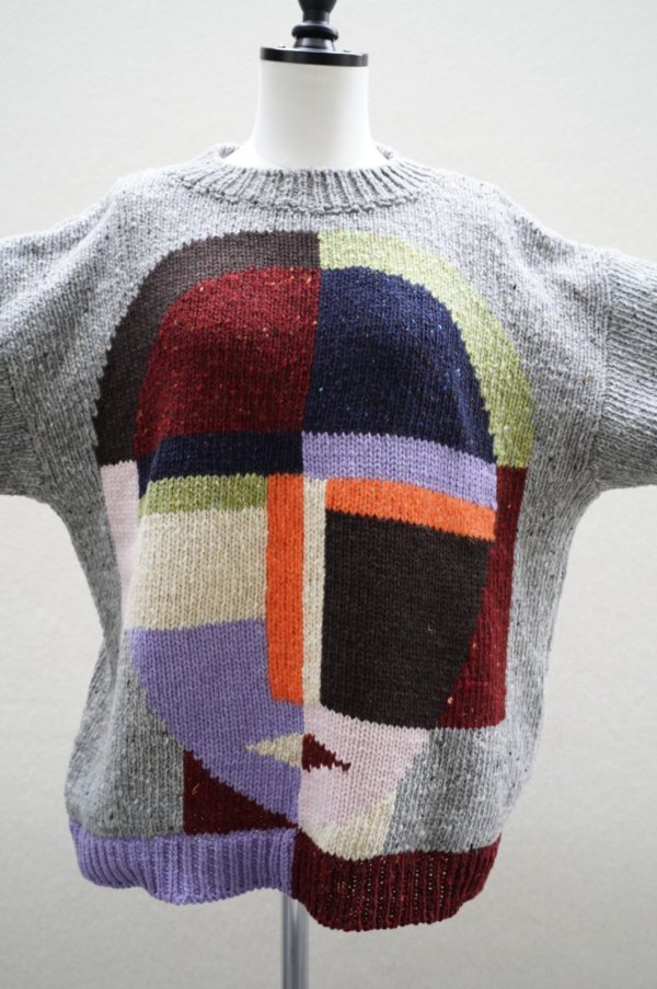 画像3: SUVIVAL OF THE FASHIONEST　 ROSALINDE - CREW NECK SWEATER　 col. LIGHT GREY