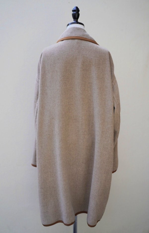 画像8: m's braque　 HOUSE COAT　 col. NATURAL/BROWN