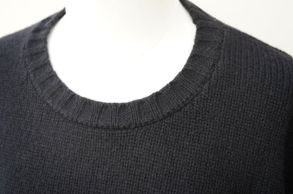 画像2: eleven 2nd   Yak    Round Neck Jumper  col.Navy
