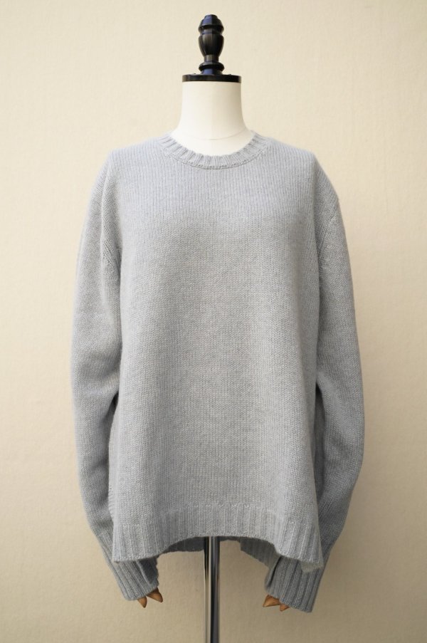 画像1: eleven 2nd   Yak   MENS  Round Neck Jumper  col.Frost Blue