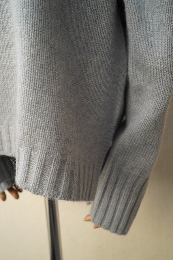 画像3: eleven 2nd   Yak   MENS  Round Neck Jumper  col.Frost Blue