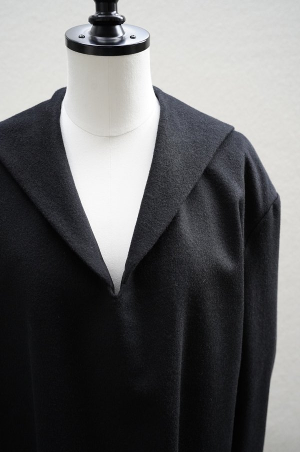 画像2: TENNE HANDCRAFTED MODERN　 SAILOR PULLOVER　 col. BLACK