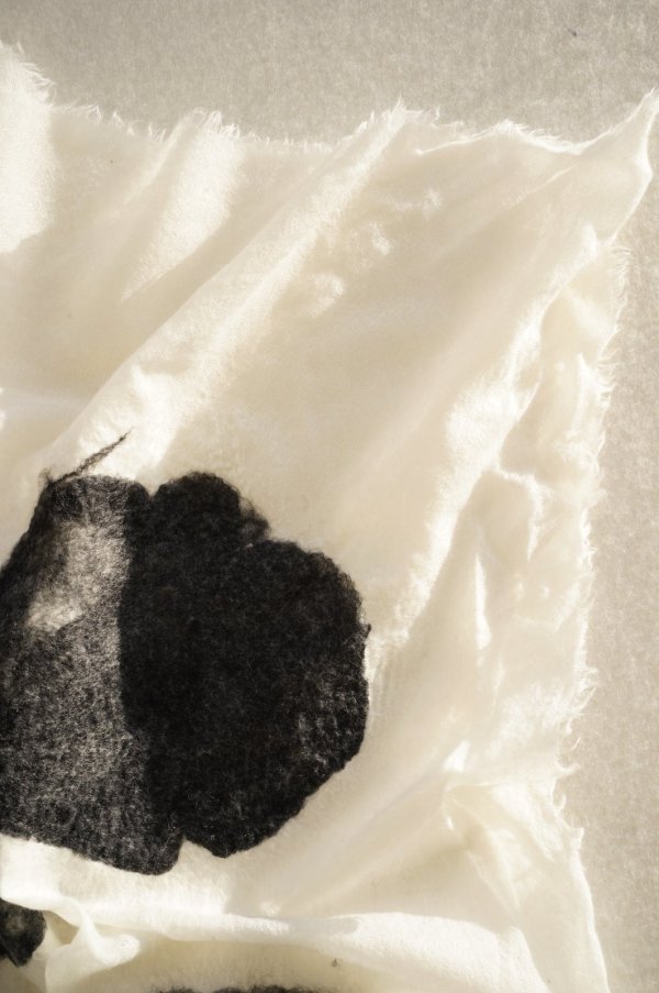 画像3: SILVANA MANETTI　 CASHMERE SILK STOLE　 col.As Sample