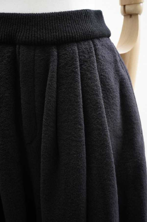 画像4: 10 HANDCRAFTED MODERN　 WAIST RIB KNIT WIDE PANTS　 col. BLACK