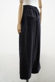 画像2: 10 HANDCRAFTED MODERN　<br />WAIST RIB KNIT WIDE PANTS　<br />col. BLACK (2)