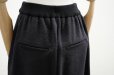 画像6: 10 HANDCRAFTED MODERN　<br />WAIST RIB KNIT WIDE PANTS　<br />col. BLACK (6)