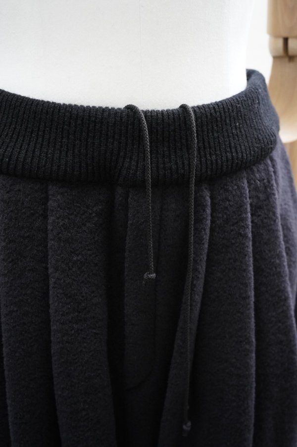 画像7: 10 HANDCRAFTED MODERN　 WAIST RIB KNIT WIDE PANTS　 col. BLACK