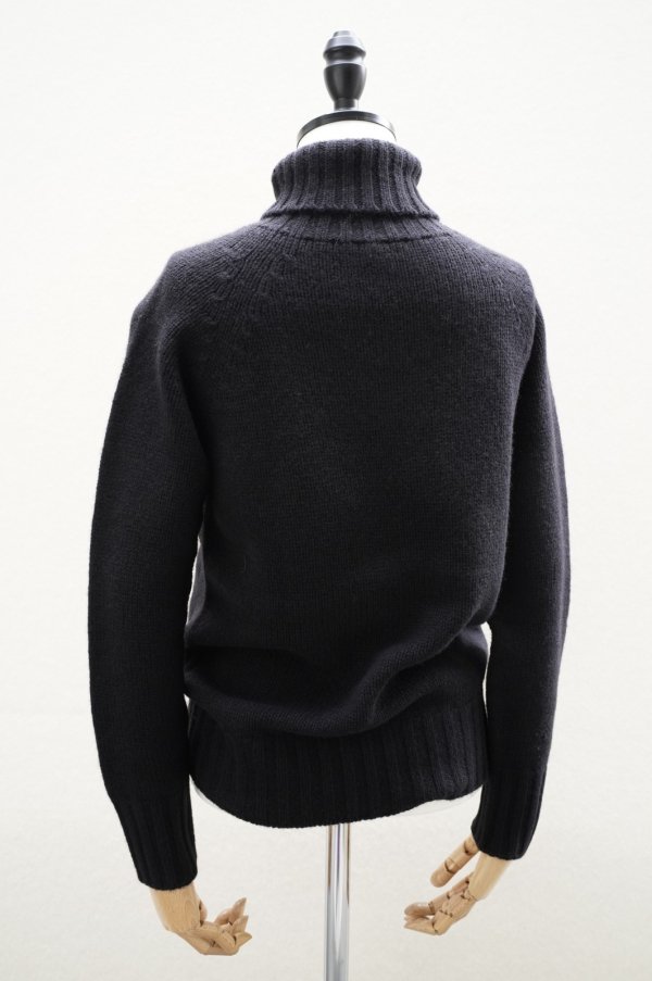 画像2: eleven 2nd　 Yak　 Turtle Neck Jumper　 col.Navy