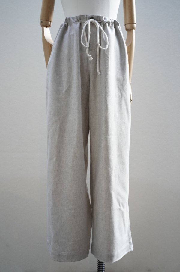 画像1: eleven 2nd　 Wool Flannel　 Wide Pants　 col.Ivory