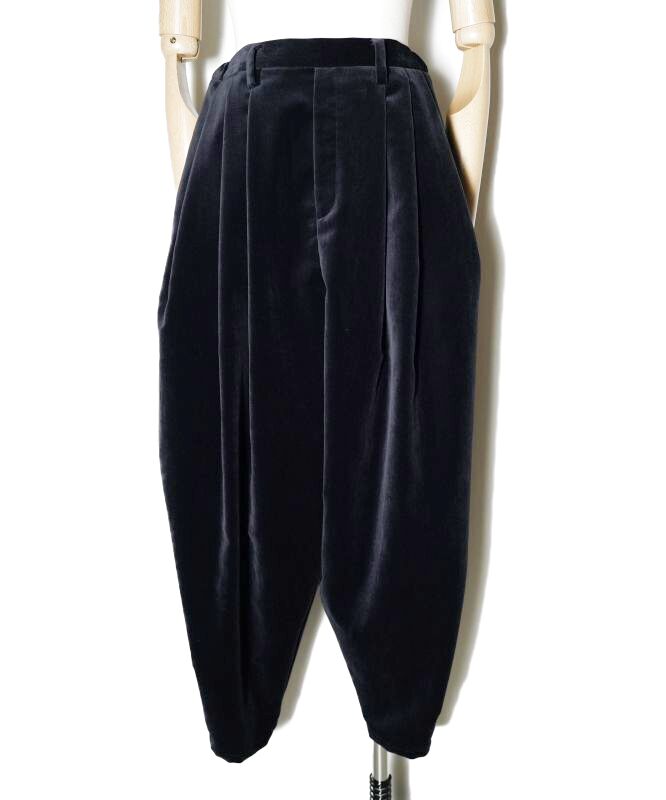TENNE HANDCRAFTED MODERN 3TUCK TAPERED PANTS col. NAVY - rollot