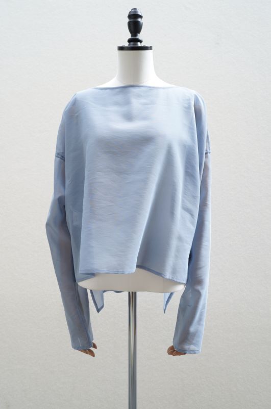 TENNE HANDCRAFTED MODERN　ORGANZA PULLOVER　col. BLUE GRAY