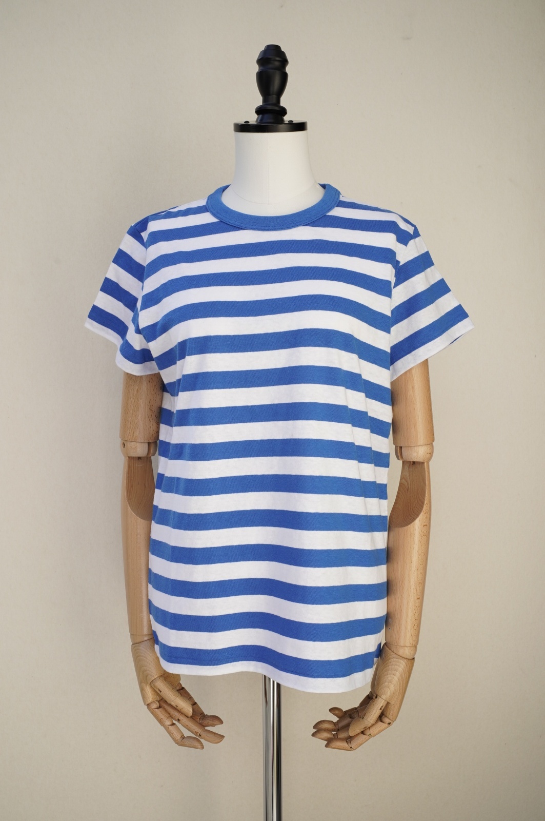 eleven 2nd 　Cotton Border Jersey T-shirt　col.White/Blue