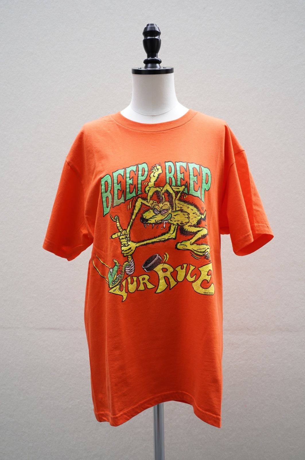 HANS　SHORT SLEEVE TEE　col. ORANGE
