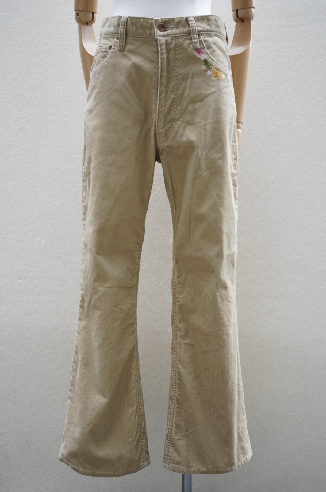 KYOU　RIVER II - Sulfur Dyed Cords　col.Beige