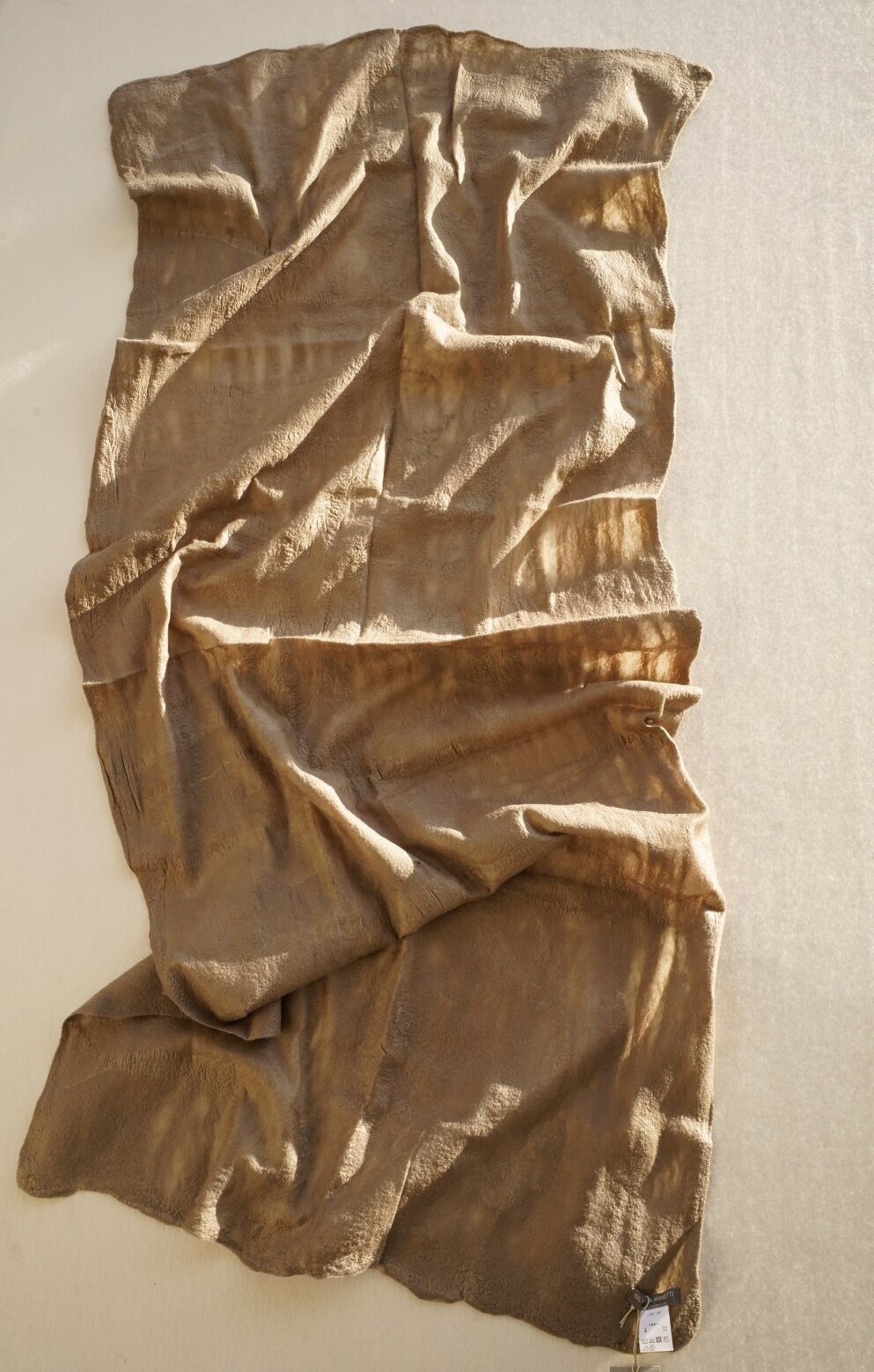 SILVANA MANETTI　SILK WOOL STOLE　col. EARTH/EARTH