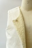 画像3: DANIELA GREGIS  "gilet vest pecora corto"　col.CREAM (3)