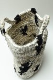 画像8: DANIELA GREGIS  "borsa crochet bag ramo" col, WHITE BLACK MIX (8)