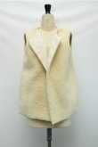 画像14: DANIELA GREGIS  "gilet vest pecora corto"　col.CREAM (14)