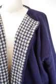 画像11: DANIELA GREGIS   capotto coat rebus lavato 　 col.klein blue natural navy blue (11)