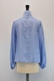 画像6: humoresque　 highneck blouse puff 　 col.sax blue (6)