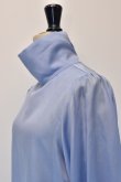 画像4: humoresque　 highneck blouse puff 　 col.sax blue (4)