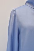 画像3: humoresque　 highneck blouse puff 　 col.sax blue (3)