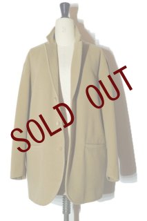 AURALEE CASHMERE WOOL MOSSER SOUTIEN COLLAR COAT col.GRAY