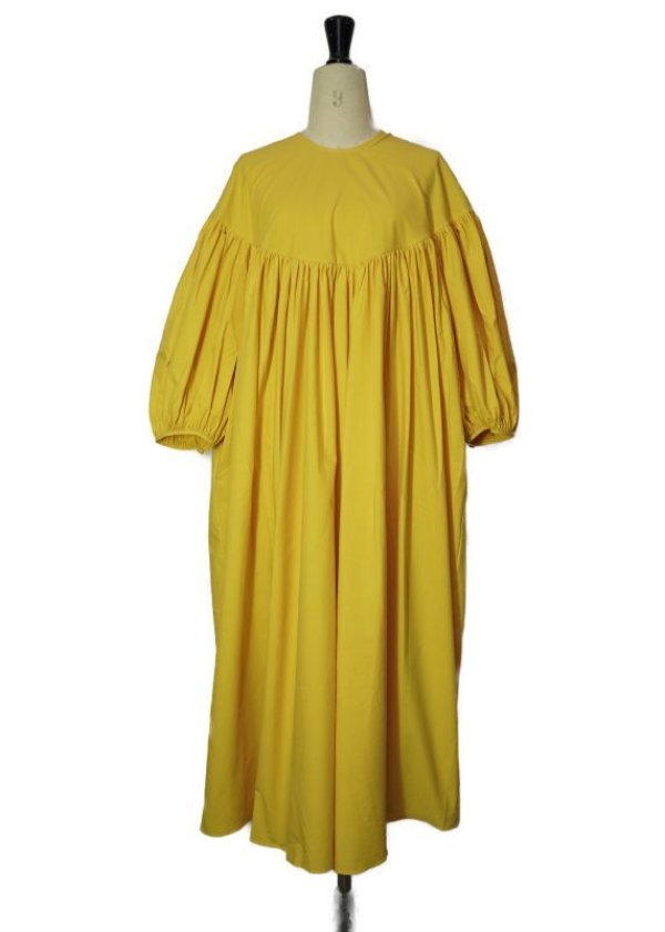 画像1: toogood　 THE EMBROIDERER DRESS　 SMOOTH COTTON　 col.TURMERIC (1)