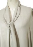 画像3: humoresque　 bow tie blouse 　 col.light gray (3)