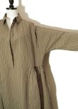 画像7:  CASEY CASEY　 18FR381  PAGA ROUCH DRESS POP STRIPE　 col.BEIGE (7)