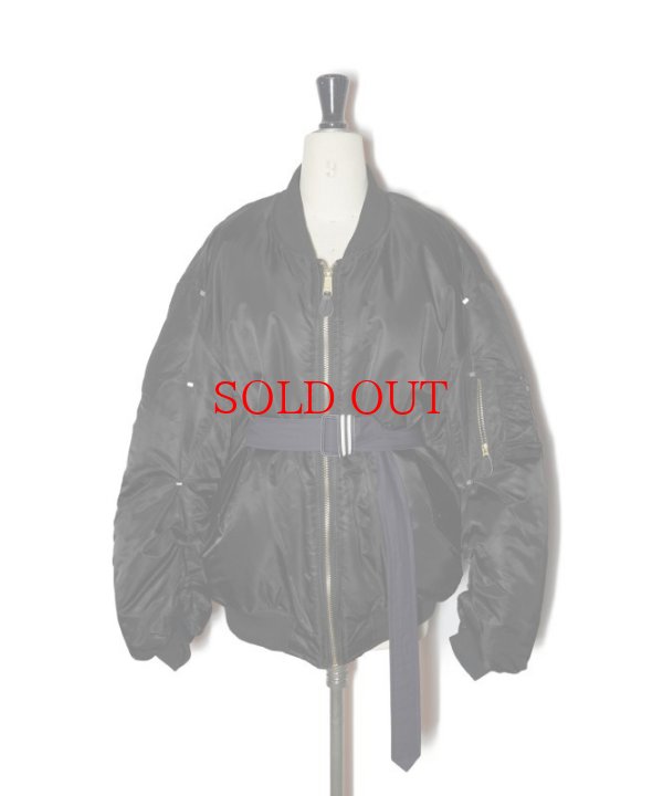 画像1: MARINA YEE　 M.Y Bomber - customized bomber jacket　 col.Black (1)