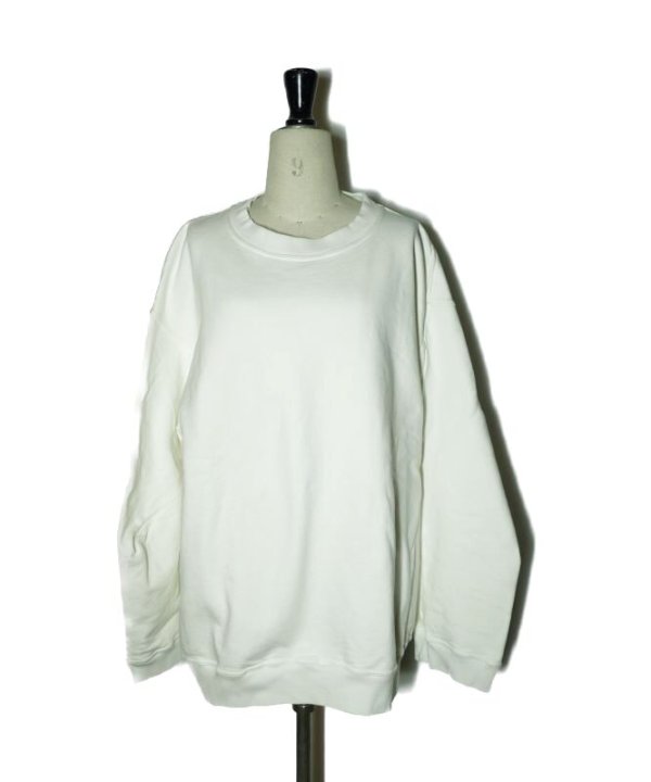 画像1: MARINA YEE　 MY Sweet1 - Large Sweatshirt（turned sleeves)　 col.White (1)