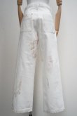 画像12: TANAKA　 WORK JEAN TROUSERS　 col.WHITE BUTTERFLY (12)