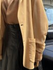 画像11:  AURALEE　 WOOL RECYCLE POLYESTER LENO SHEER JACKET　 col. BROWN (11)