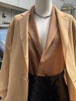 画像9:  AURALEE　 WOOL RECYCLE POLYESTER LENO SHEER JACKET　 col. PINK BEIGE (9)